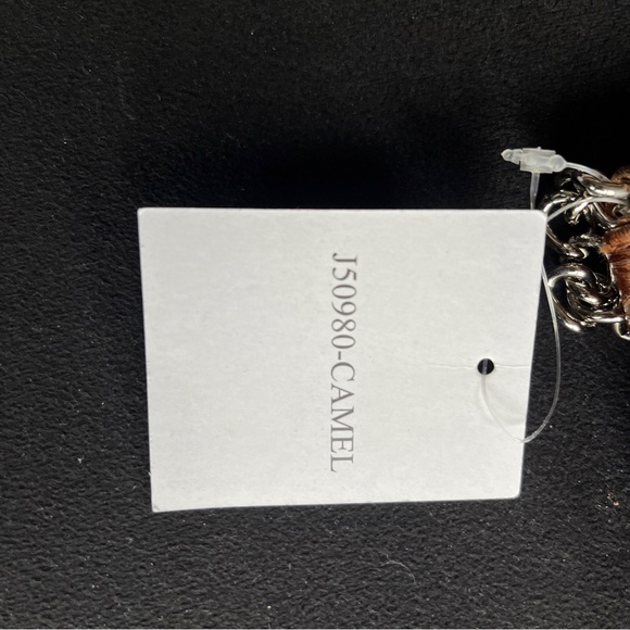 Jessica McClintock Patchwork Faux Leather Purse - Picture 6 of 8